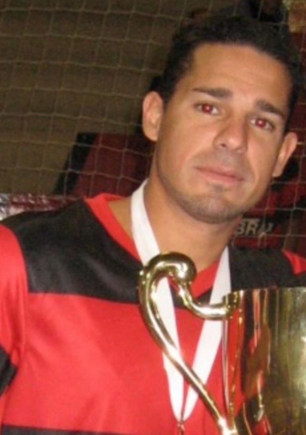 Leco na época em que defendia o Flamengo — Foto: Reprodução/Twitter