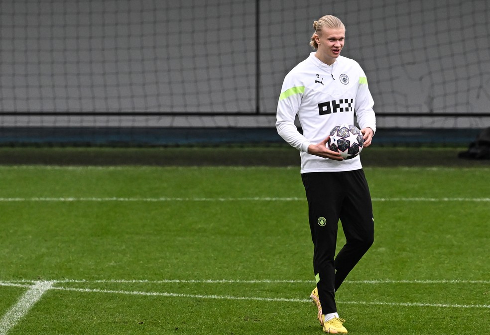 Haaland é o grande astro do Manchester City na temporada — Foto: Getty Images