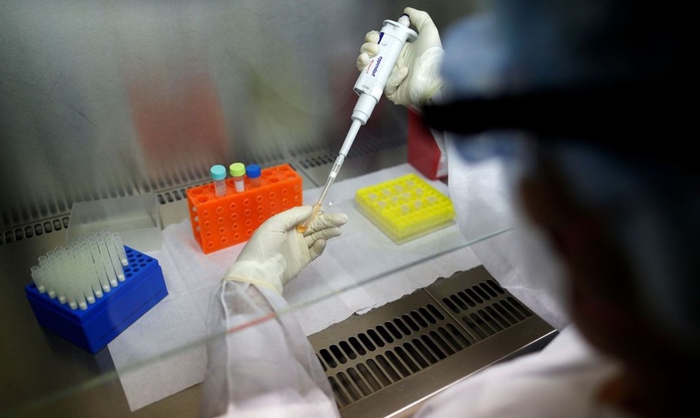 Testes detectam coronavírus em pacientes no Brasil — Foto: Divulgação/Secom