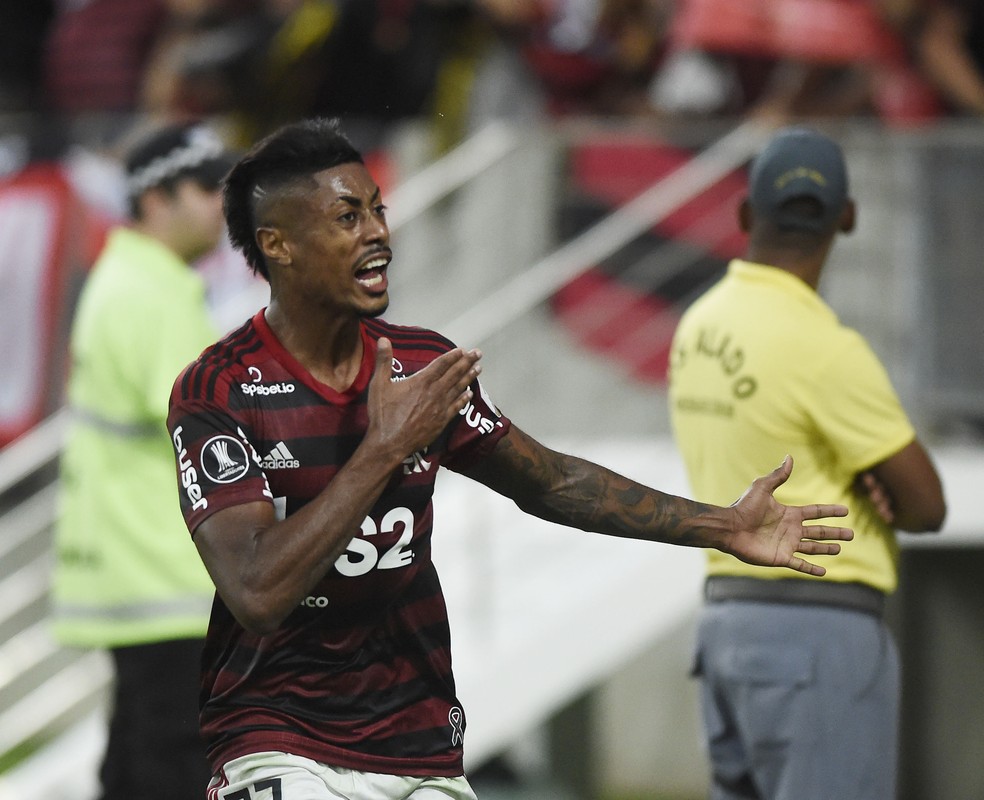 Bruno Henrique, atacante do Flamengo — Foto: André Durão