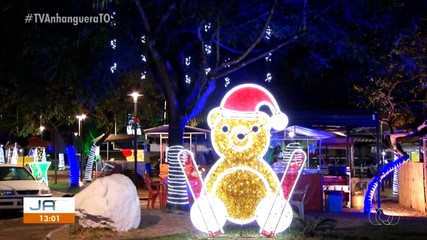 Distritos em clima de Natal: Taquaruçu e Buritirana estão iluminados com luzes natalinas