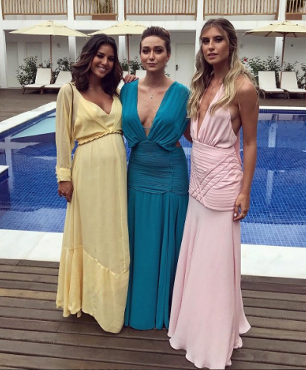 Yanna Lavigne, Maria Pinna e a amiga Isabella Mezzadri (Foto: Reprodução/Instagram)