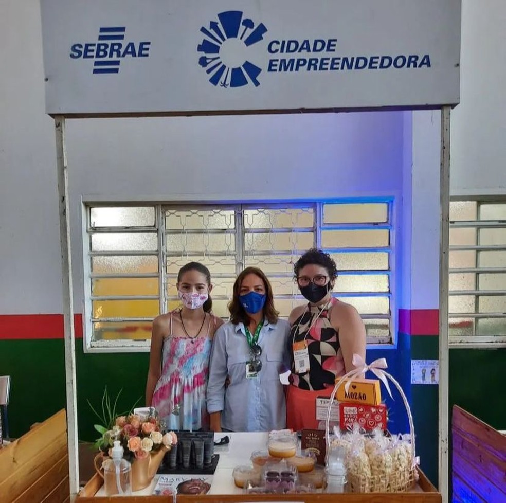 Mãe e filha no “Dia da Oportunidade”  — Foto: Arquivo pessoal