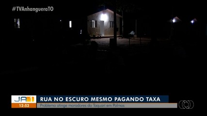 Moradores reclamam de falta de iluminação em região de Palmas