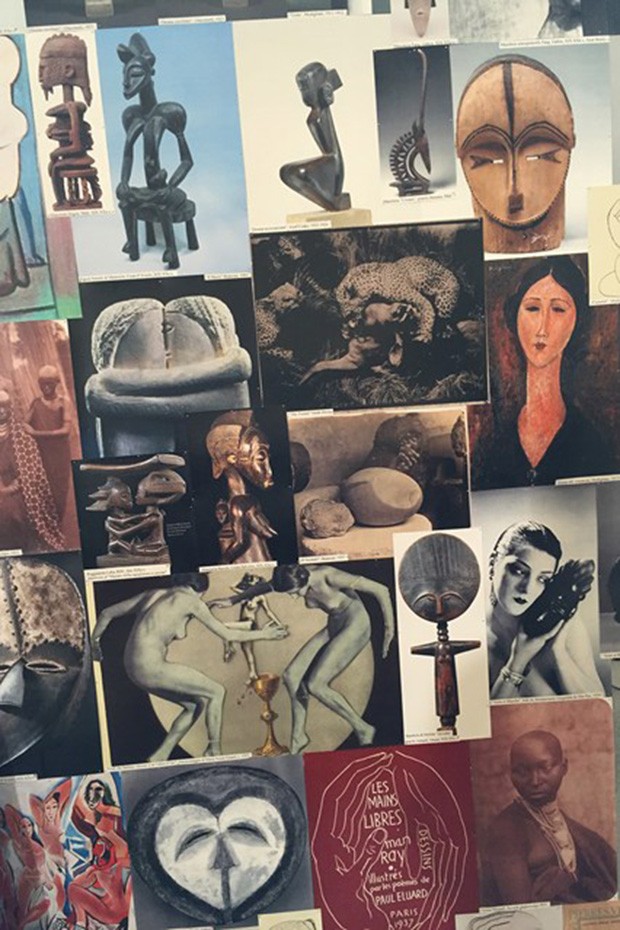 The Valentino designers' mood board reveals a wide range of influences (Foto: Suzy Menkes Instagram)