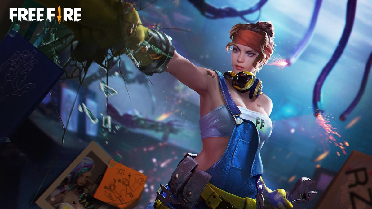 wallpapers Cartoon Free Fire Feminino pacote de luxo gratuito free fire