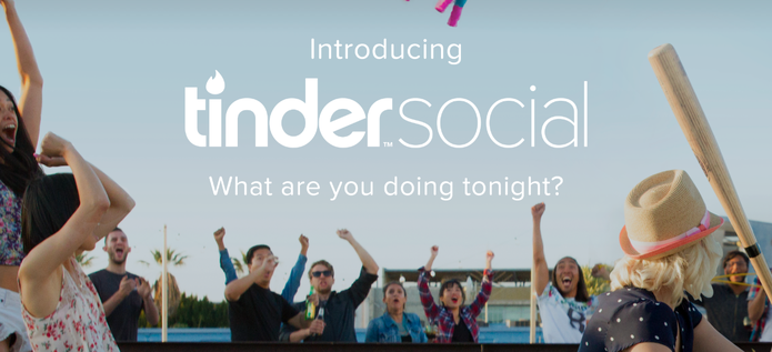 Tinder Social: recurso reúne grupos para sair para festas e eventos (Foto: Divulgação/Tinder)