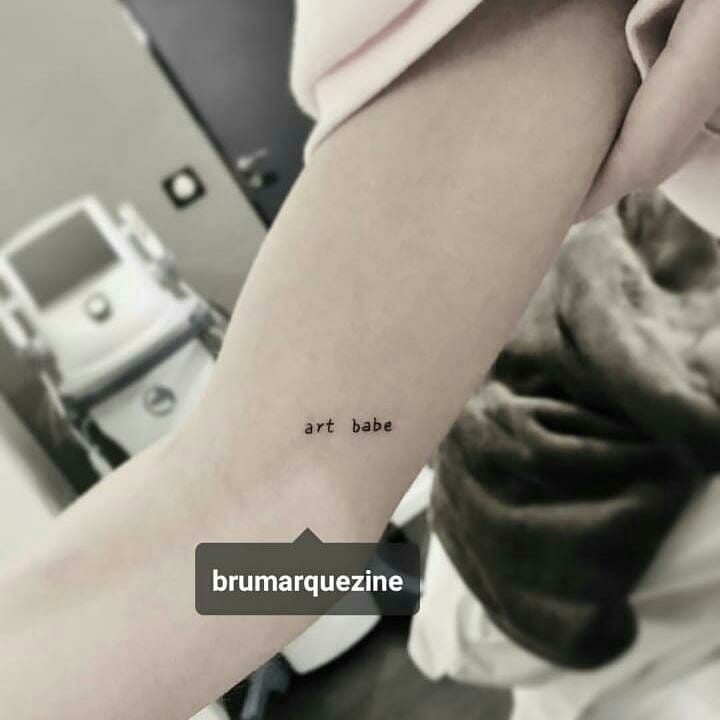 Tatuagem de Bruna Marquezine (Foto: Reprodução/Instagram)