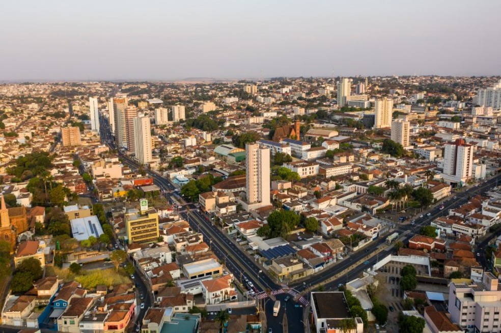 Imagem de arquivo de vista geral de Uberaba — Foto: Prefeitura de Uberaba/Divulgação