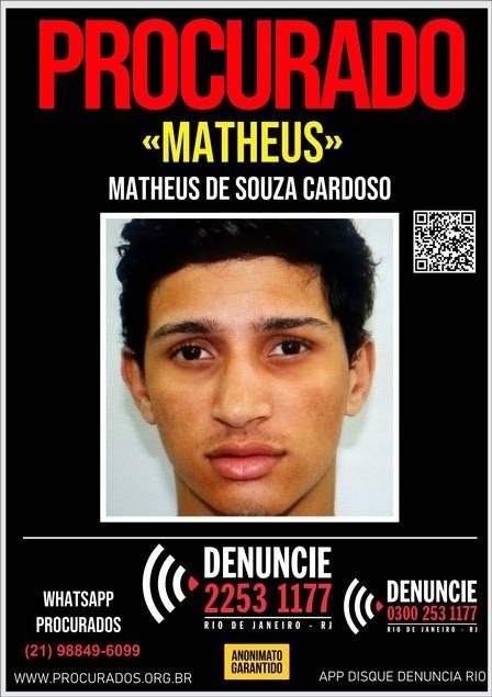 Portal dos Procurados divulga cartaz de suspeito de matar jovem em Parada LGBTQIA+ de Niterói