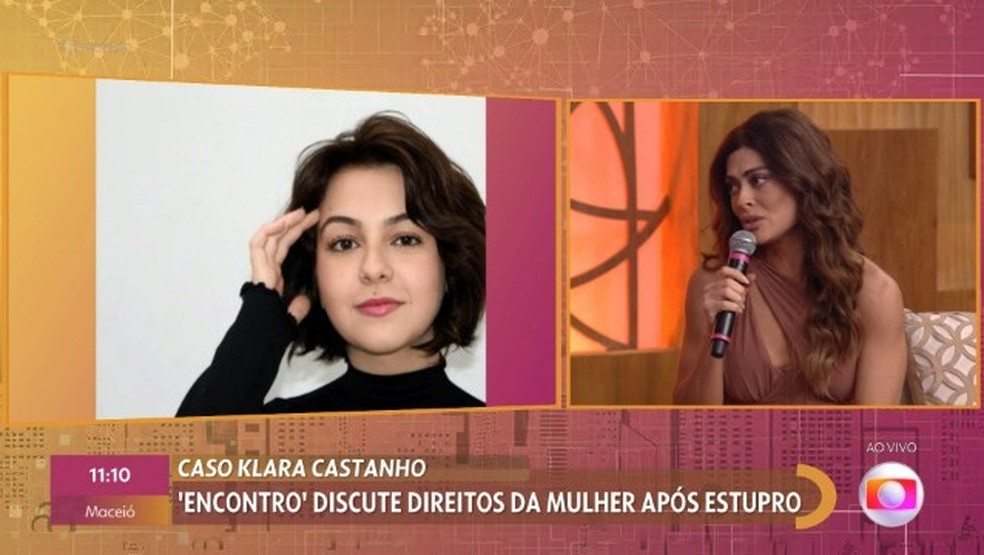 Juliana Paes fala sobre carta aberta de Klara Castanho — Foto: Reprodução/Globo