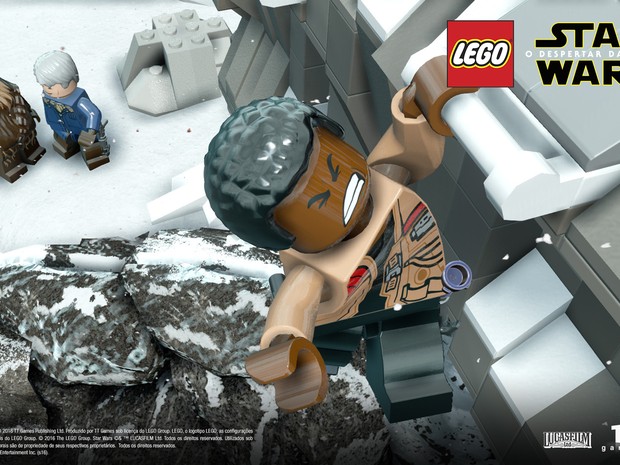 'Lego Star Wars: O despertar da força' traz todos os novos personagens do filme, como o ex-stormtrooper Finn (Foto: Divulgação/Warner Bros. Games)