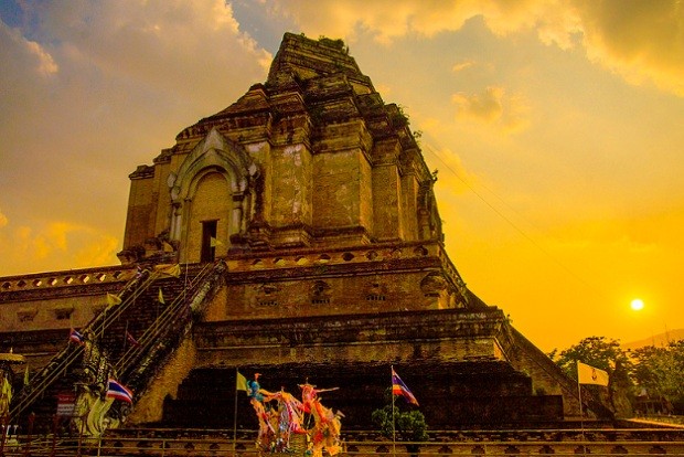 Templo budista Wat Chiang Man que fica em Chiang Mai, Tailândia (Foto: @Tetsushi Kimura/Flickr ) Templo budista Wat Chiang Man que fica em Chiang Mai, Tailândia (Foto: @Tetsushi Kimura/Flickr )