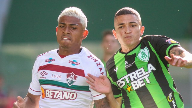 John Kennedy e Marlon em América-MG x Fluminense