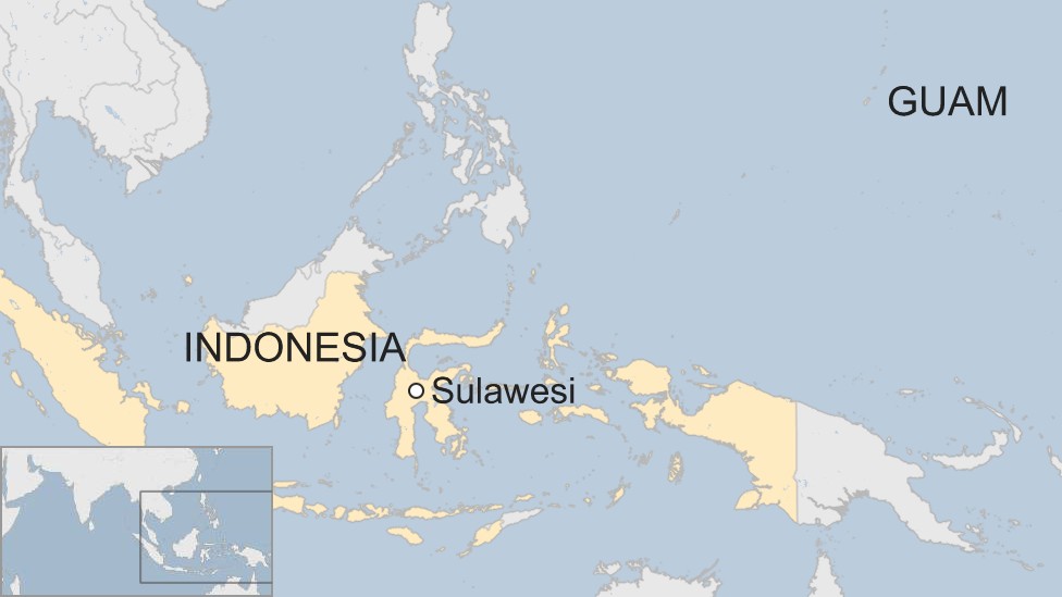 O território de Guam faz parte da Micronésia, a milhares de quilômetros da Indonésia (Foto: BBC News)
