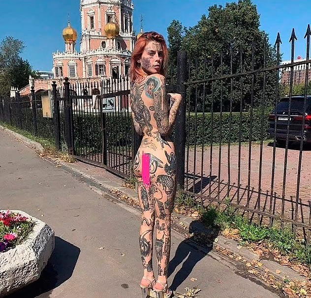 A atriz, modelo e influencer russa Polina Murugina  (Foto: Reprodução/Redes Sociais)