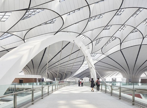 Novo aeroporto de Pequim deve receber 100 milhões de passageiros anualmente (Foto: Hufton+Crow/Zaha Hadid Architects/Divulgação)