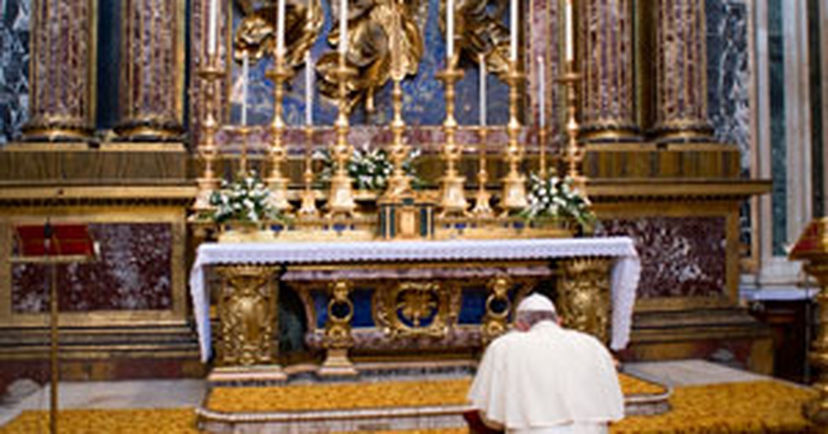 G1 - Papa Francisco pede proteção à Virgem Maria para JMJ - notícias em ...