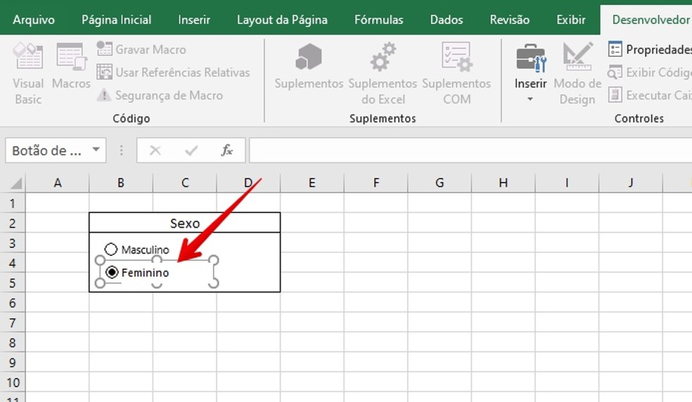 No Menu Inserir Do Excel Temos As Opções Exceto
