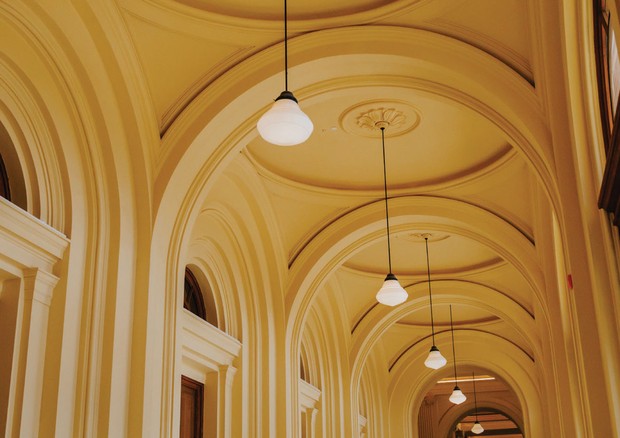 Detalhes dos interiores restaurados do museu (Foto: Acervo Arquivo Nacional / Divulgação)
