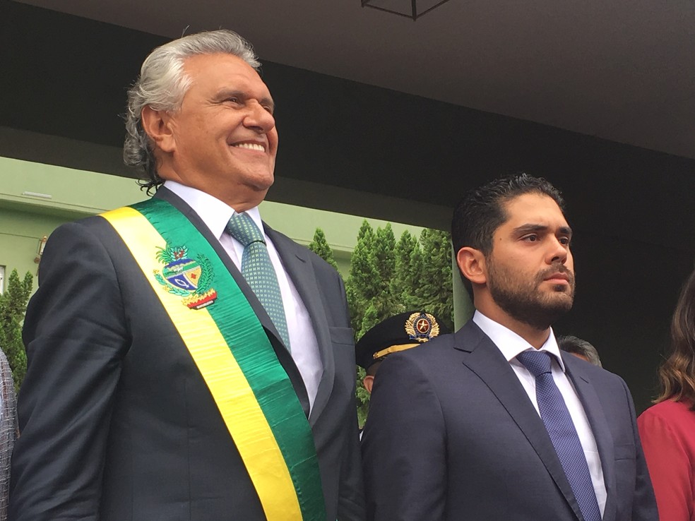 Ronaldo Caiado é oficialmente novo governador de Goiás — Foto: Silvio Túlio/G1