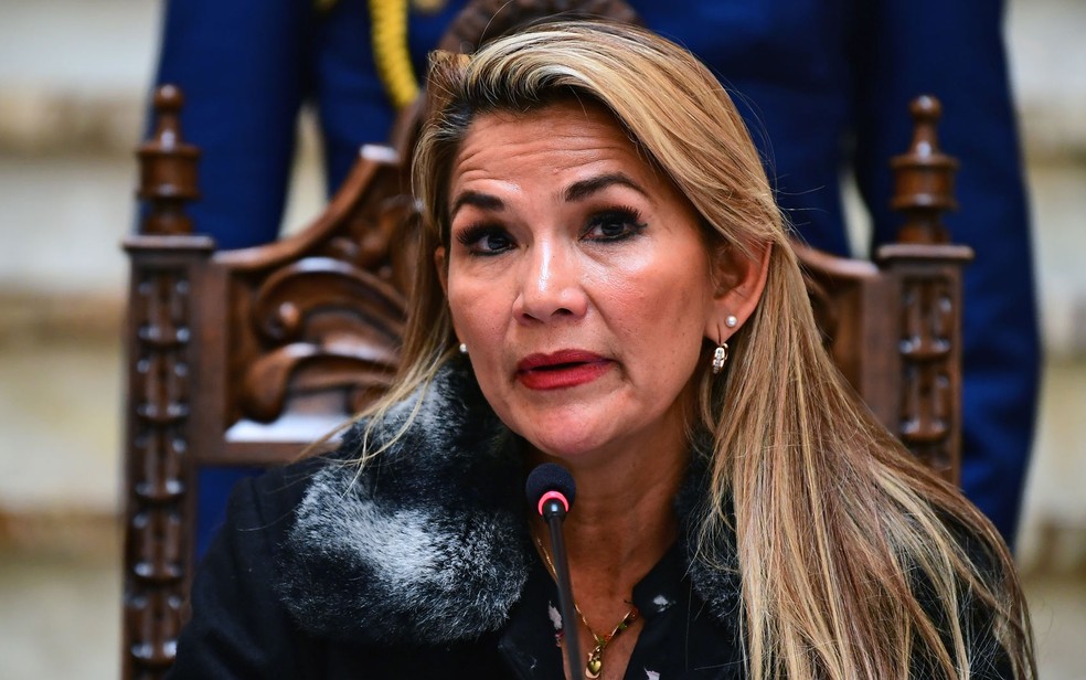 Governo de Jeanine Áñez rompe relações com a Venezuela — Foto: Ronaldo Schemidt/AFP