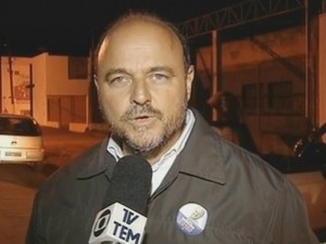 Ricardo Madalena foi eleito por Santa Cruz do Rio Pardo  (Foto: Reprodução / TV TEM)