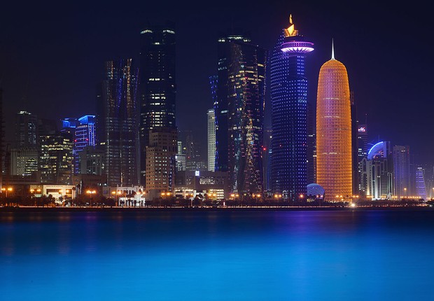 Vista de Doha, capital do Catar (Foto: Lars Baron/Getty Images)
