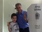 Reinaldo vota em Campo Grande  (Lucas Lourenço)