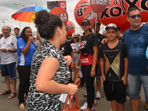 Alessandra Branco de Sousa chegou atrasada para prova do vestibular da Unicamp em Campinas (SP) (Foto: Marina Ortiz/ G1)