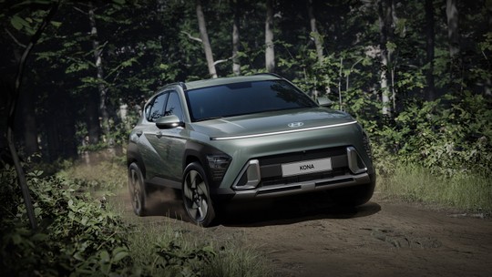 Novo Hyundai Kona 2023 surge com visual futurista e deve vir ao Brasil no ano que vem