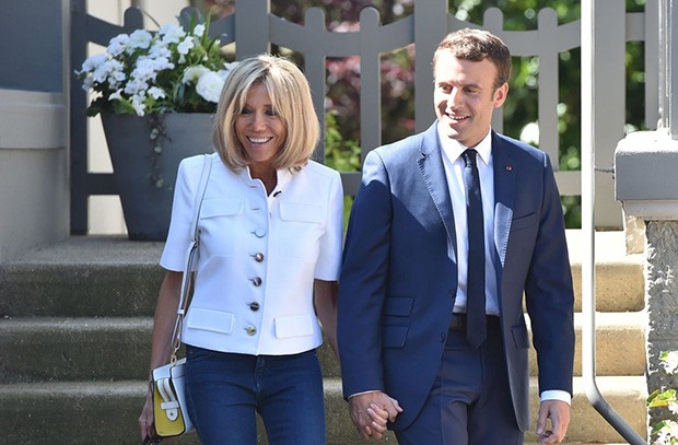 Brigitte and Emmanuel Macron (Foto: GETTY)