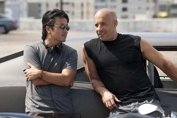 O diretor Justin Lin e o ator Vin Diesel (Foto: Reprodução/Instagram)