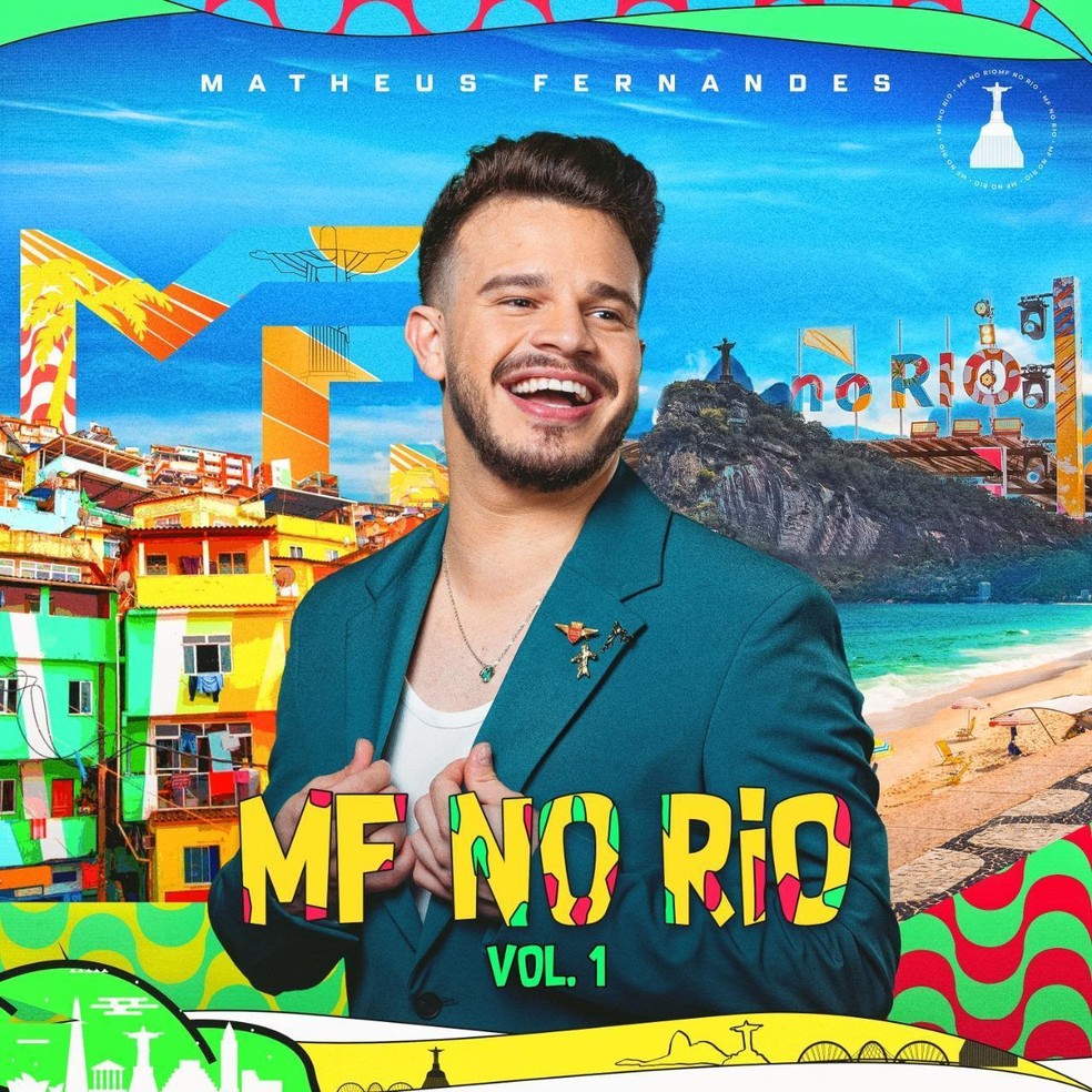 Capa do álbum 'MF no Rio vol. 1', de Matheus Fernandes — Foto: Divulgação