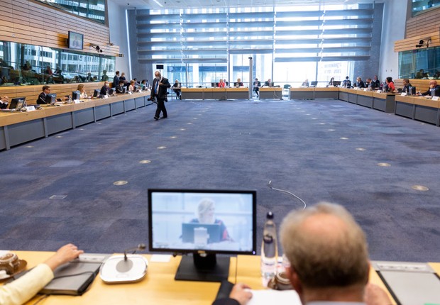 Reunião da União Europeia (Foto:  Thierry Monasse / Colaborador via Getty Images)