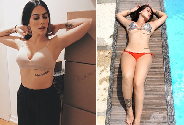 Cleo Pires em fotos publicadas na web nos dias 2 de novembro e 5 de janeiro (Foto: Reprodução/Instagram) Cleo Pires em fotos publicadas na web nos dias 2 de novembro e 5 de janeiro (Foto: Reprodução/Instagram)