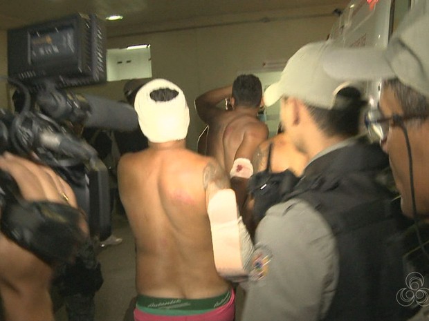 Motim começou após protesto de detentos contra revista em cela do presídio (Foto: Reprodução/Rede Amazônica Acre)