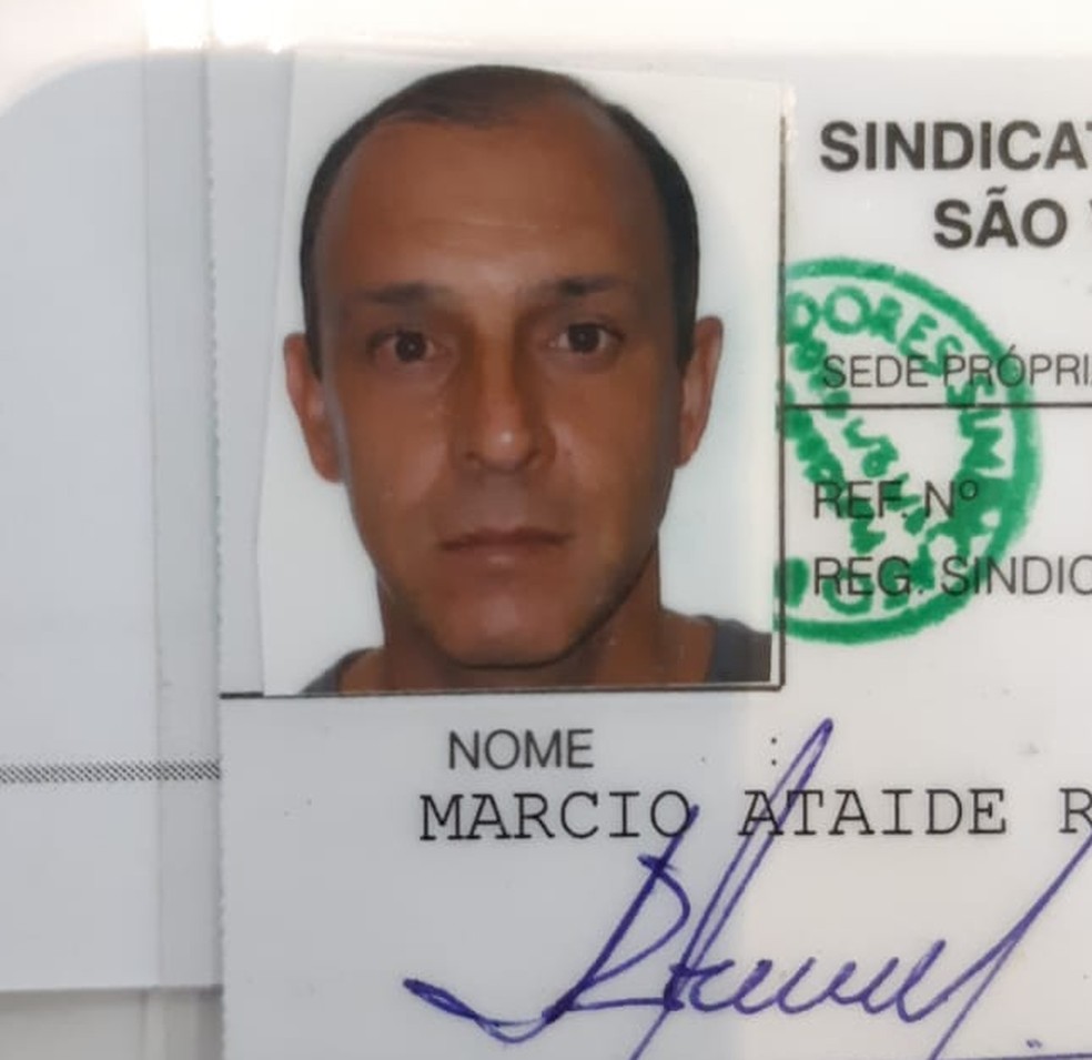 Márcio Ataíde Reis foi morto com um tiro de espingarda em Peruíbe, SP — Foto: G1 Santos