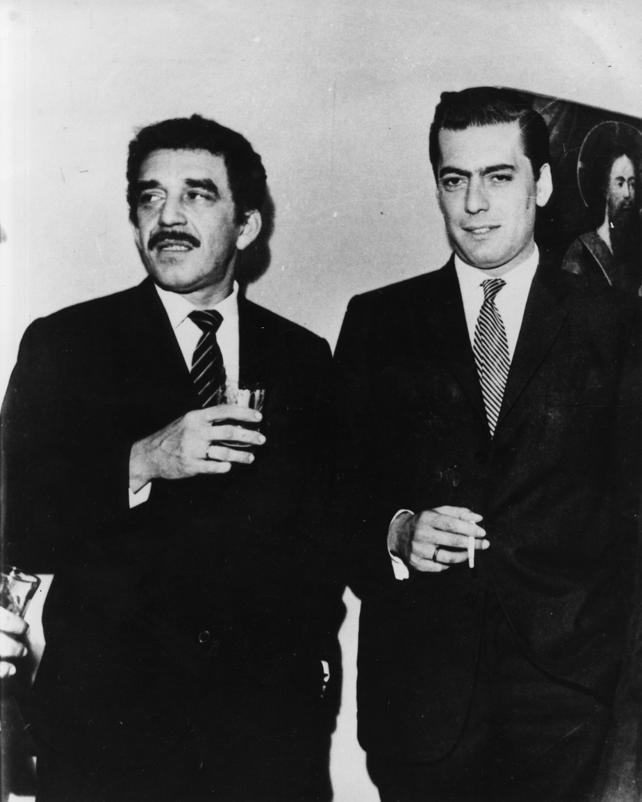 Gabriel Garcia Márquez e Mario Vargas Llosa em 1967, em Lima, Peru