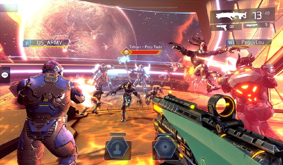Shadowgun Legends é um premiado jogo de tiro em primeira pessoa — Foto: Divulgação/Madfinger Games