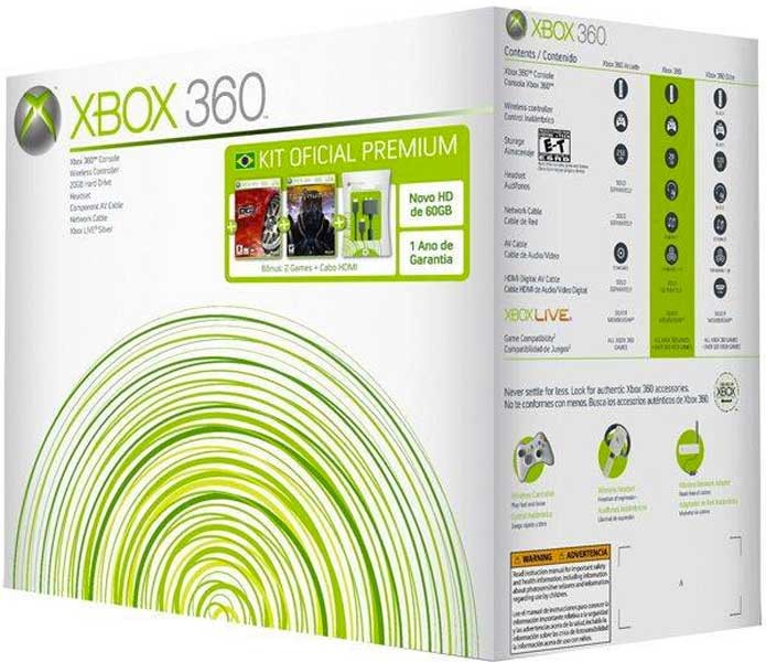 O kit nacional do Xbox 360 saiu em 2006 (Foto: Divulgação/Microsoft)
