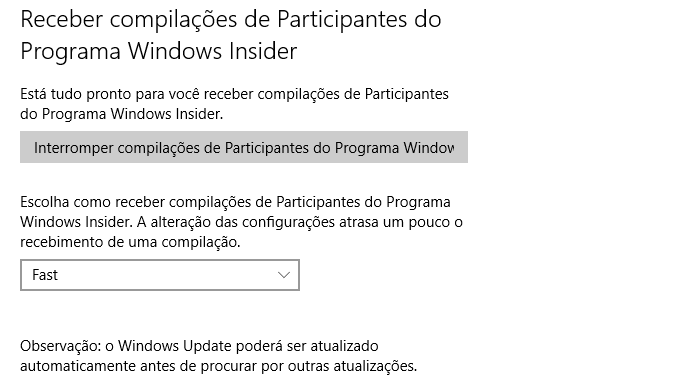 Usuário precisa instalar build do Windows Insider para receber notificações do celular no PC (Foto: Reprodução/Elson de Souza)