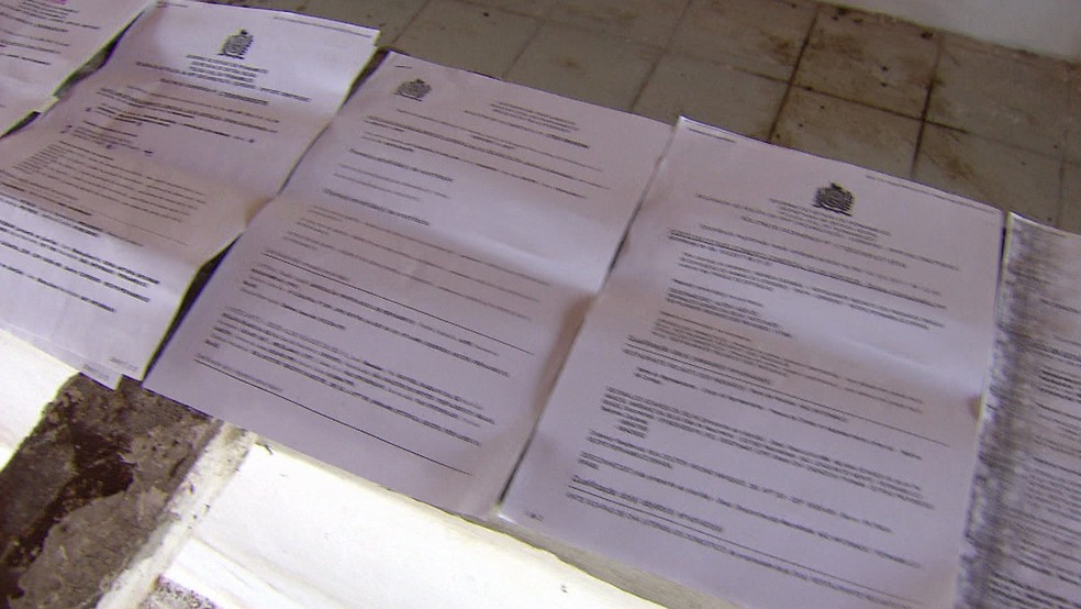 Boletins de ocorrência registrados sobre arrombamentos no Parque de Exposição do Cordeiro (Foto: Reprodução/TV Globo)