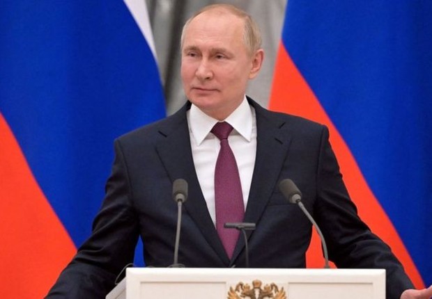 Putin quer que a Otan interrompa sua expansão e retorne ao tamanho que tinha em 1997 (Foto: Getty Images via BBC News)