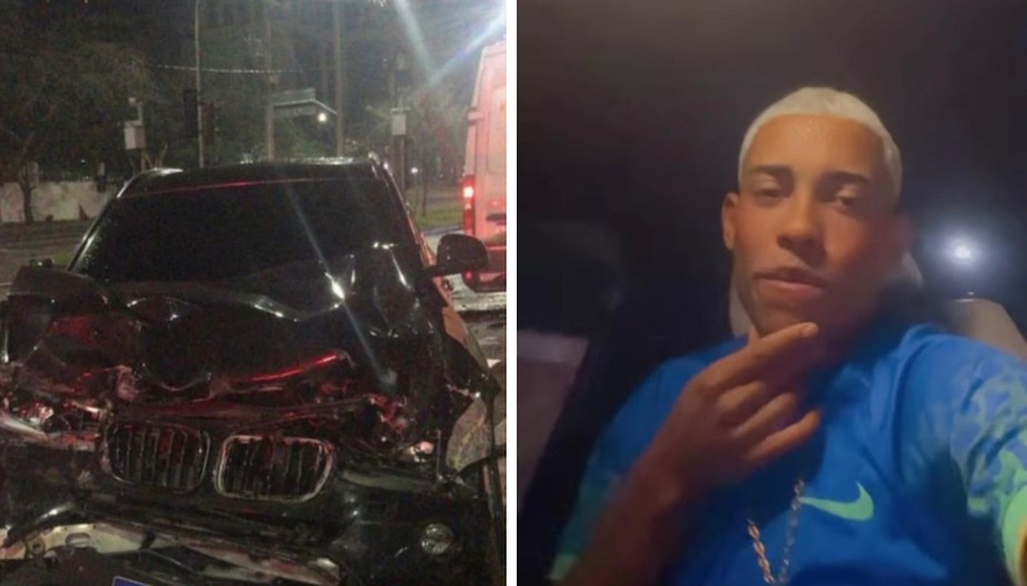 MC Poze mostrou sua BMW destruída após se envolver em acidente