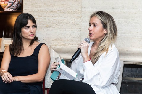 Camila Farnezi e Luciana Passoni comandaram a palestra Clean Beauty: a Beleza do Futuro, oferecida por Biossance