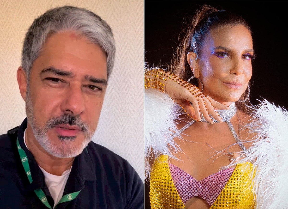 William Bonner ignorou Ivete Sangalo na saída dos Estúdios Globo sem perceber (Foto: Reprodução / Instagram)