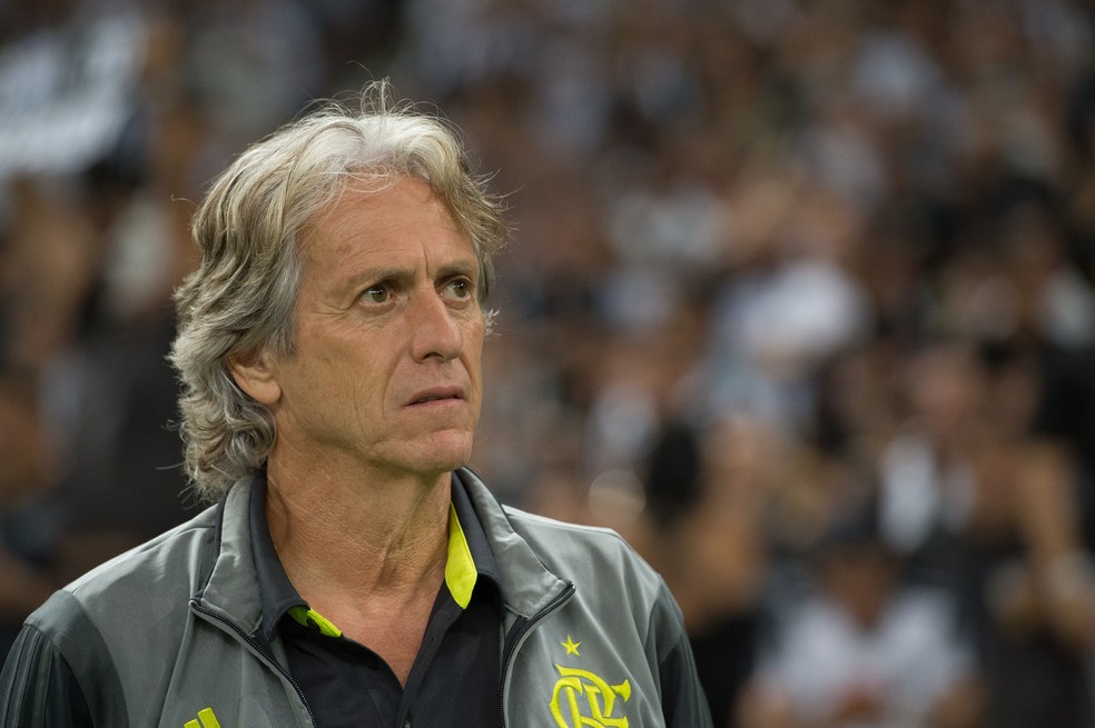 Jorge Jesus vem fazendo sucesso &agrave; frente do Flamengo &mdash; Foto: Alexandre Vidal/Flamengo