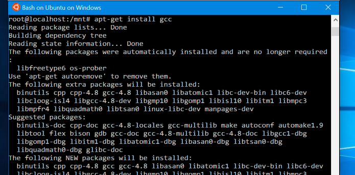 Instalando um aplicativo Linux no Bash (Foto: Reprodução/Edivaldo Brito)