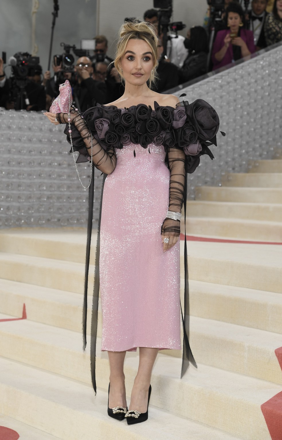Chloe Fineman no Met Gala 2023 — Foto: Evan Agostini/Invision/AP
